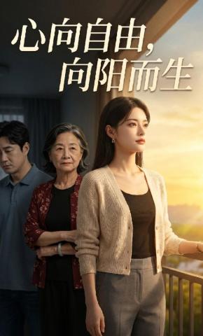 短剧《心向自由，向阳而生》海报