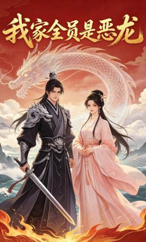 短剧《我家全员是恶龙》海报