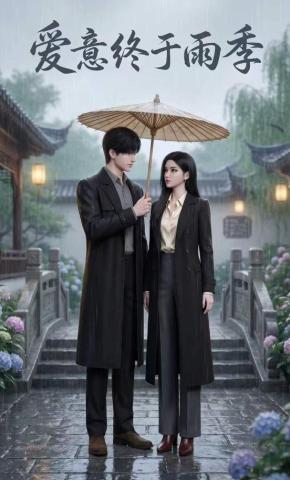 短剧《爱意终于雨季》海报