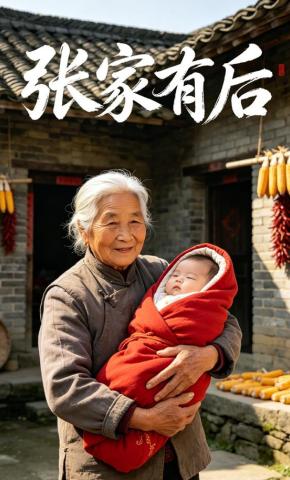 短剧《张家有后》海报