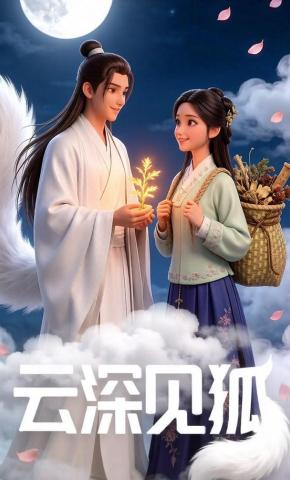 短剧《云深见狐》海报