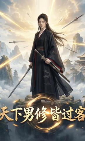 短剧《天下男修皆过客》海报