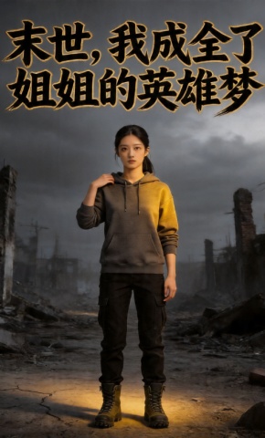 短剧《末世，我成全了姐姐的英雄梦》海报