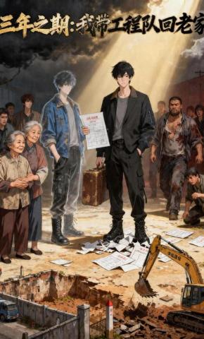 短剧《三年之期：我带工程队回老家》海报