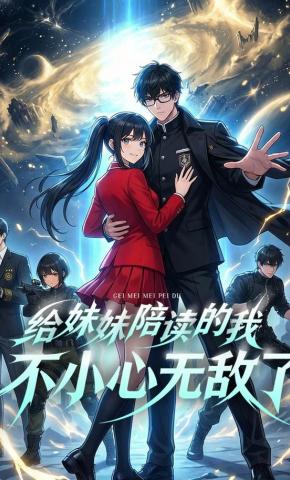 短剧《给妹妹陪读的我，不小心无敌了！》海报