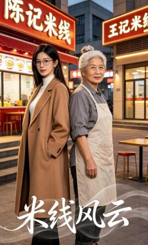 短剧《米线风云》海报