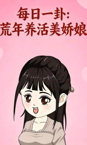 短剧《每日一卦：荒年养活美娇娘》海报