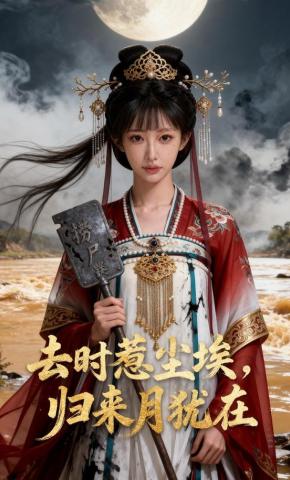 短剧《去时惹尘埃，归来月犹在》海报