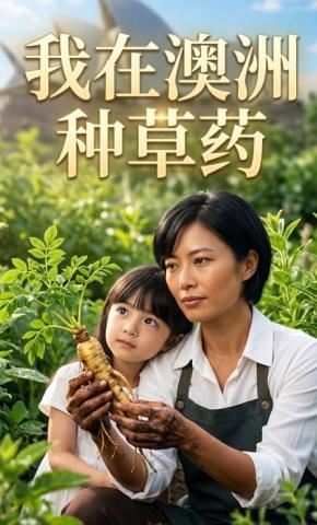 短剧《我在澳洲种草药》海报