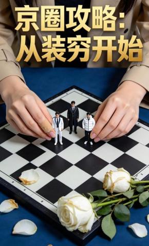 短剧《京圈攻略：从装穷开始》海报