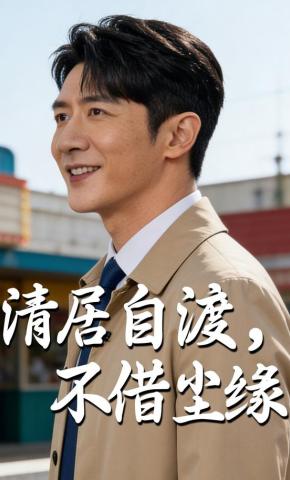 短剧《清居自渡，不借尘缘》海报