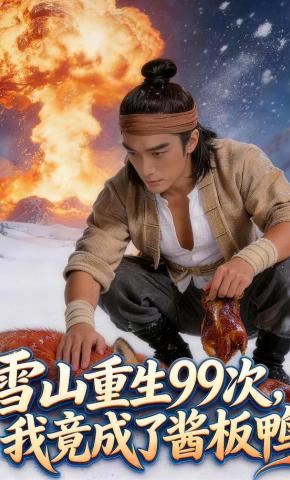 短剧《雪山重生99次，我竟成了酱板鸭》海报