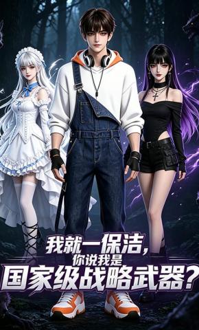 短剧《我就一保洁，你说我是国家级战略武器？》海报