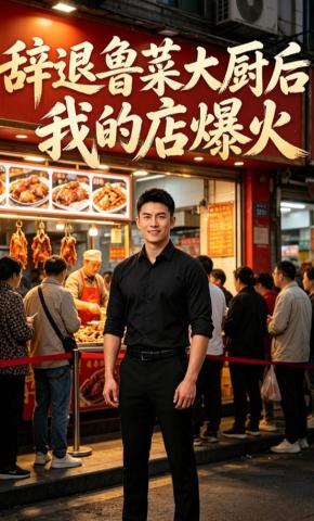 短剧《辞退鲁菜大厨后我的店爆火》海报