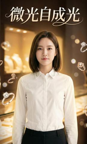 短剧《微光自成光》海报