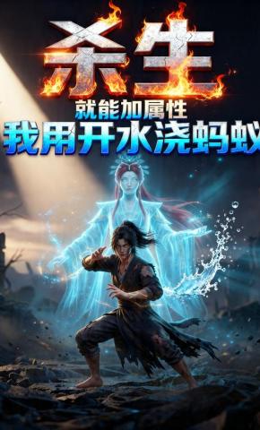 短剧《杀生就能加属性，我用开水浇蚂蚁》海报