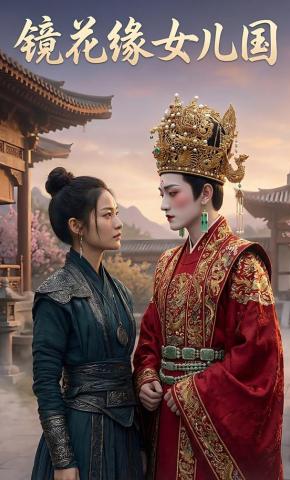 短剧《镜花缘女儿国》海报