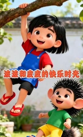 短剧《波波和皮皮的快乐时光》海报