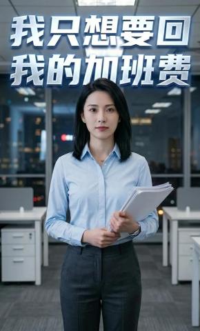 短剧《我只想要回我的加班费》海报