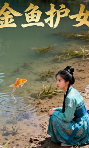 短剧《金鱼护女》海报