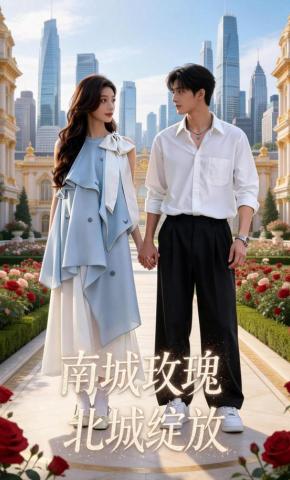 短剧《南城玫瑰，北城绽放》海报