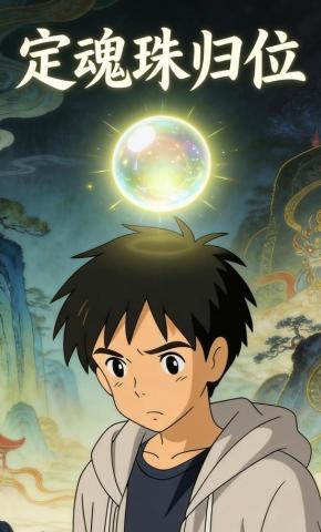 短剧《定魂珠归位》海报