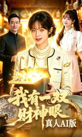 短剧《我有一双财神眼真人AI版》海报