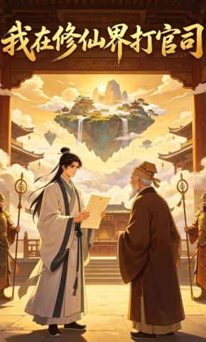 短剧《我在修仙界打官司》海报