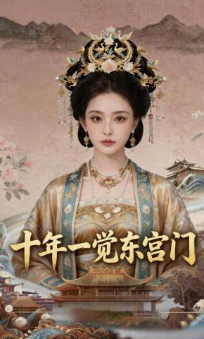 短剧《十年一觉东宫门》海报