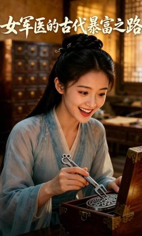 短剧《女军医的古代暴富之路》海报