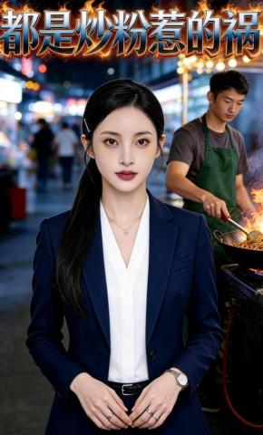 短剧《都是炒粉惹的祸》海报