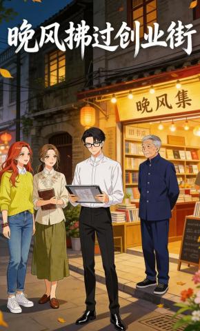 短剧《晚风拂过创业街》海报