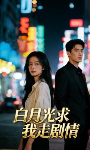 短剧《白月光求我走剧情》海报