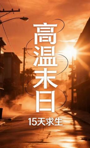 短剧《高温末日15天求生》海报