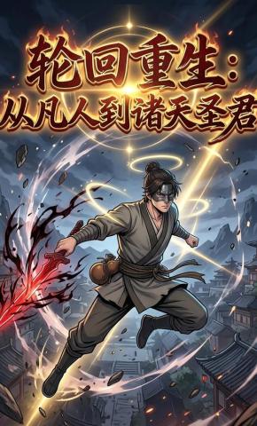 短剧《轮回重生：从凡人到诸天圣君》海报