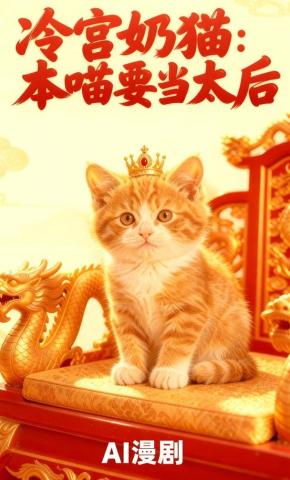 短剧《冷宫奶猫：本喵要当太后》海报