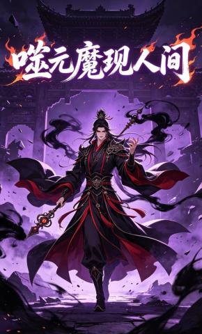 短剧《噬元魔现人间》海报