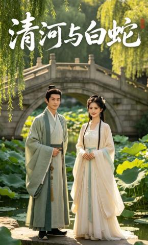 短剧《清河与白蛇》海报