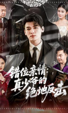 短剧《错位亲情：真少爷的绝地反击》海报