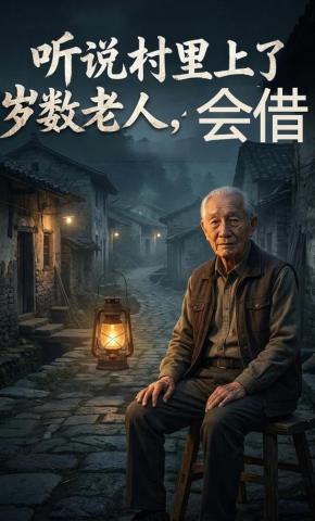 短剧《听说村里上了岁数老人，会借》海报