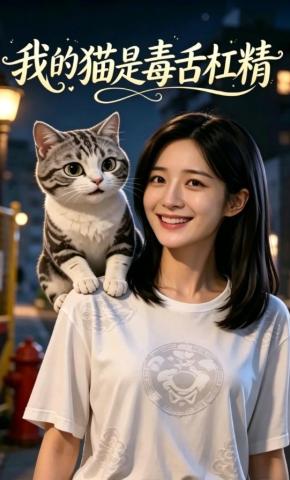 短剧《我的猫是毒舌杠精》海报