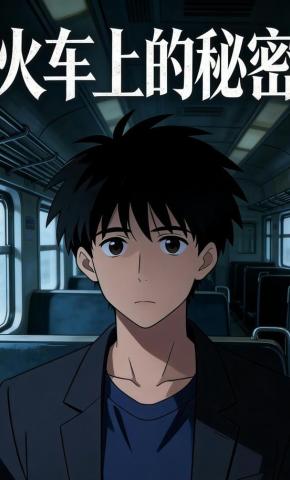 短剧《火车上的秘密》海报