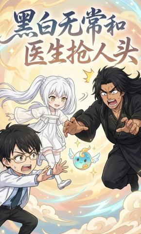 短剧《黑白无常和医生抢人头》海报