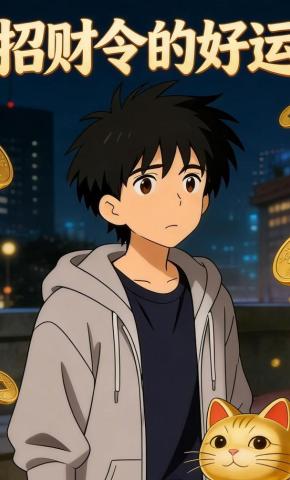 短剧《招财令的好运》海报