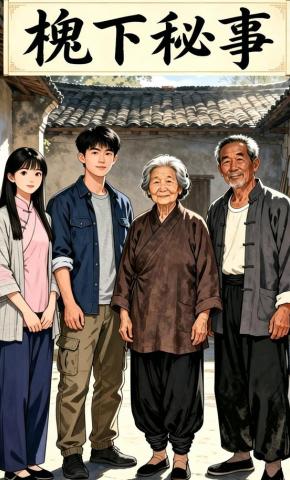 短剧《槐下秘事》海报