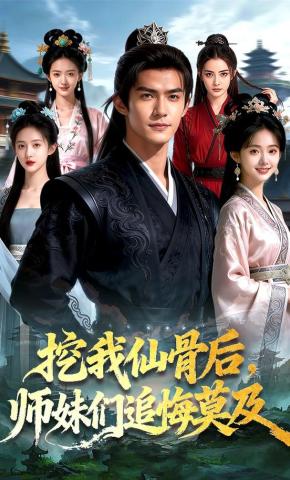 短剧《挖我仙骨后，师妹们追悔莫及》海报