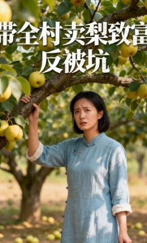 短剧《带全村卖梨致富，反被坑》海报
