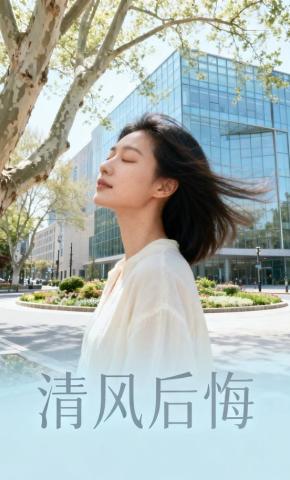 短剧《清风后悔》海报