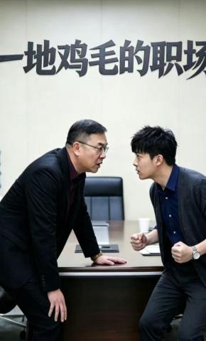 短剧《一地鸡毛的职场》海报