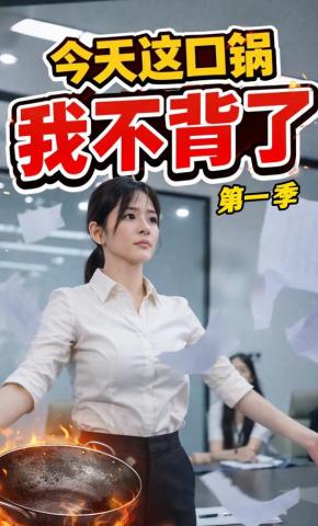 短剧《今天这口锅，我不背了》海报